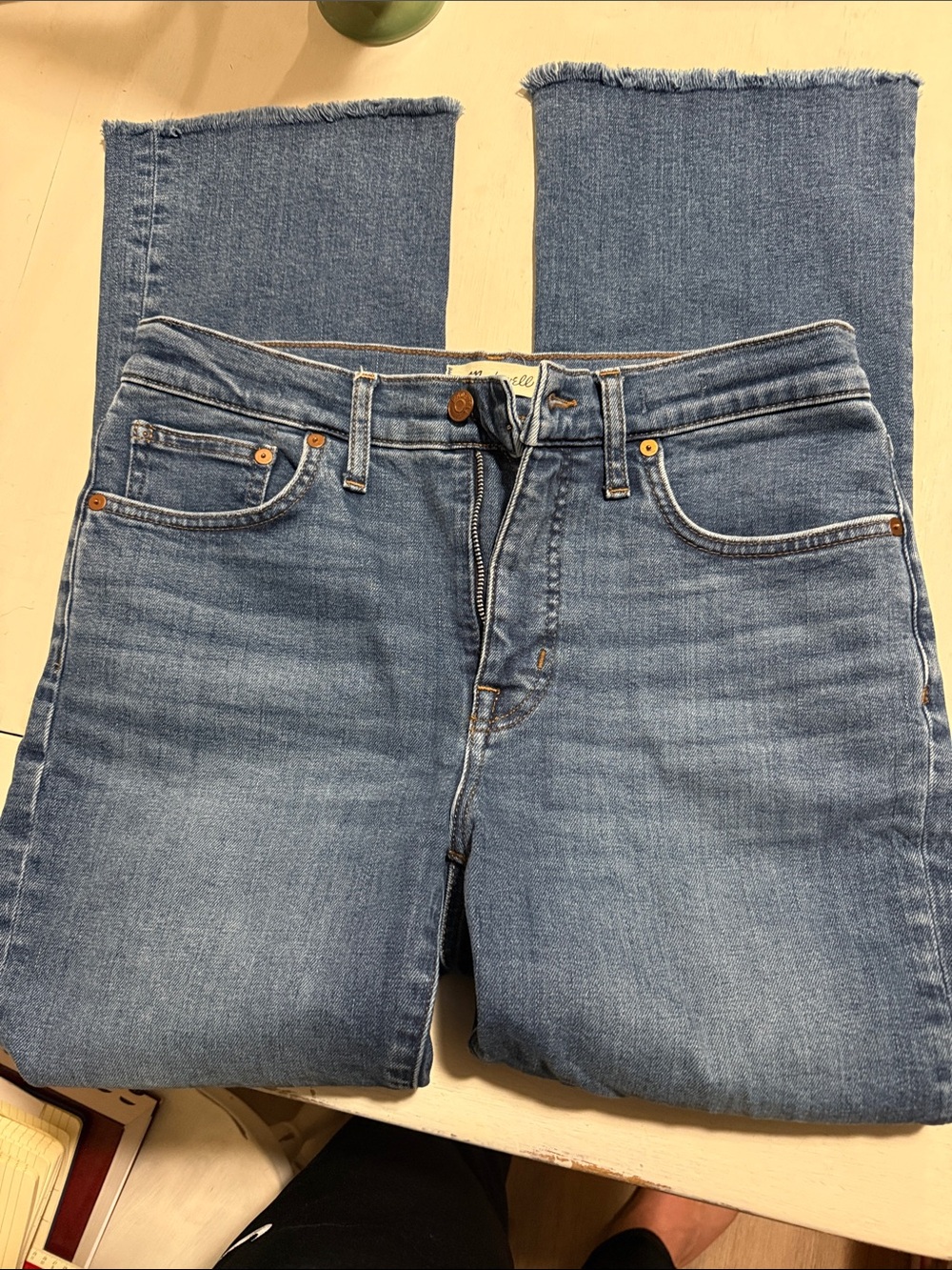 Madewell Blue Denim Jeans with Copper Hardware